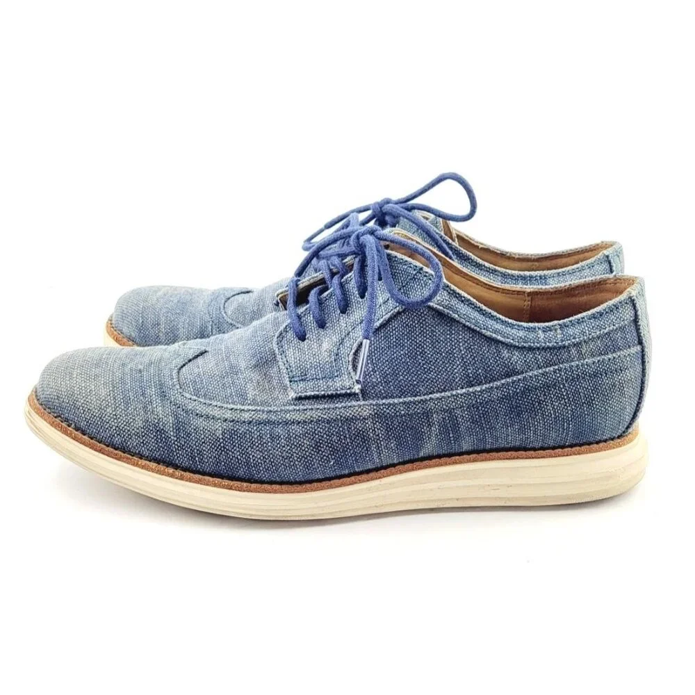 Cole Haan ●‎ ZERØGRAND Denim Oxford - Size 10